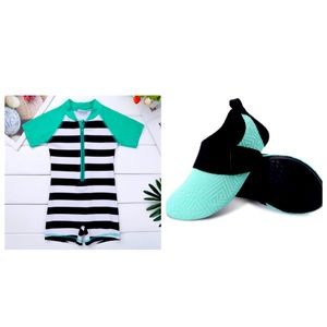 Swim Set for Toddler Boys w SwimShoes